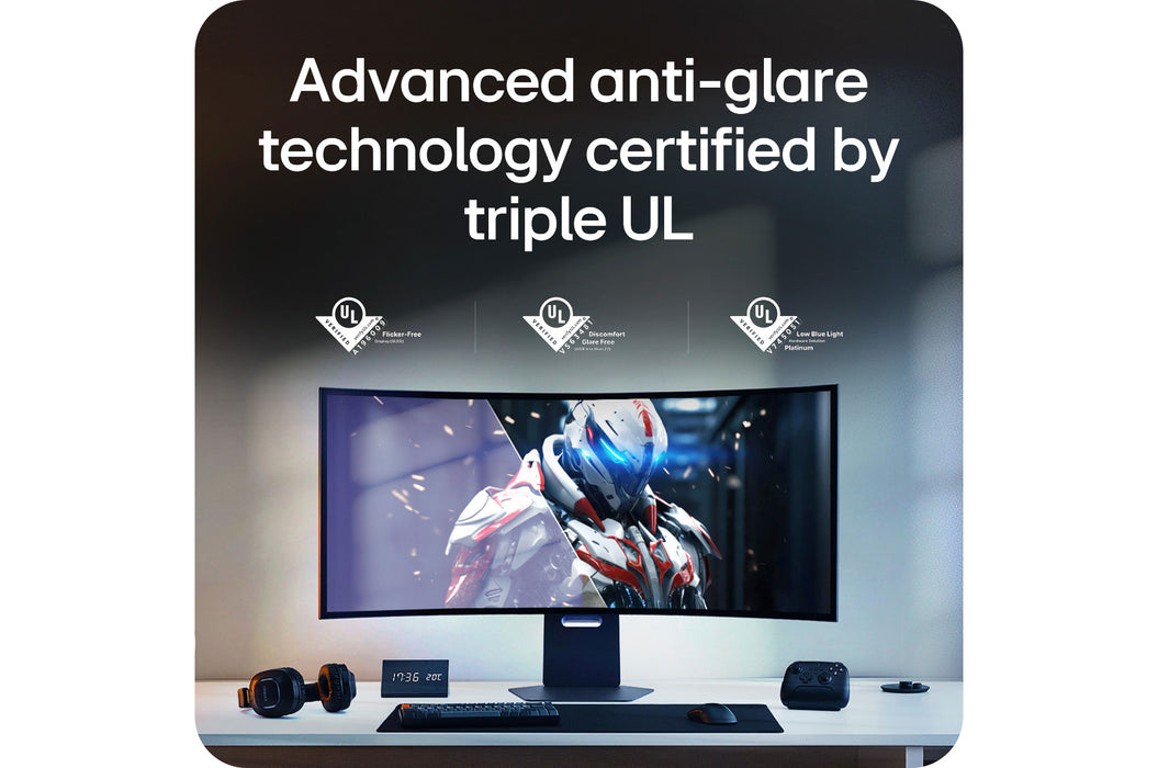 LG UltraGear OLED GX9 5K2K 45GX950A Gaming Monitor, 114.3 cm (45"), 5120 x 2160 pixels, 5K Ultra HD, OLED, 0.03 ms, Black