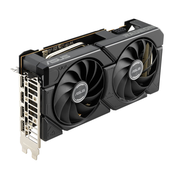 ASUS Dual -RX7600-O8G-EVO, Radeon RX 7600, 8 GB, GDDR6, 128 bit, 7680 x 4320 pixels, PCI Express 4.0