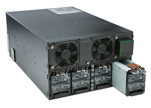 APC Smart-UPS On-Line SRT8KRMXLI - 8kW/VA, 6x C13 + 4x C19 + hardwire 1phase output, rack mountable, Embedded NMC, Double-conversion (Online), 8 kVA, 8000 W, Sine, 100 V, 476 V