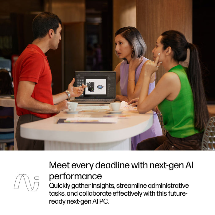 HP ProBook 4 G1q Next Gen AI PC, Qualcomm Snapdragon, 35.6 cm (14"), 1920 x 1200 pixels, 16 GB, 512 GB, Windows 11 Pro