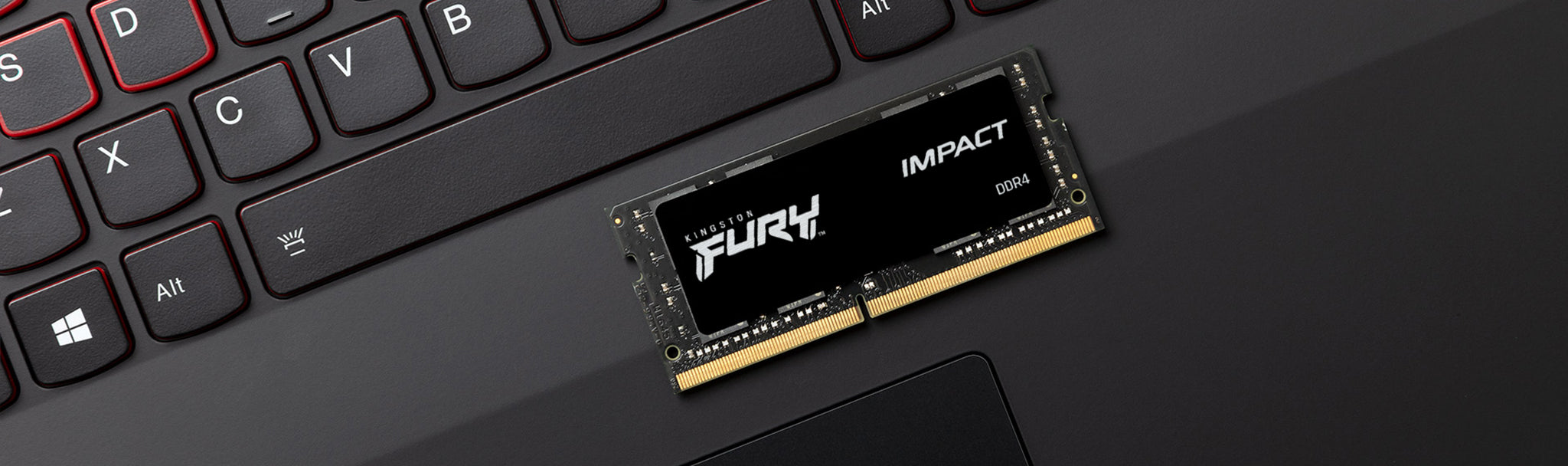 Kingston Technology FURY 8GB 3200MT/s DDR4 CL20 SODIMM Impact, 8 GB, 1 x 8 GB, DDR4, 260-pin SO-DIMM, Black