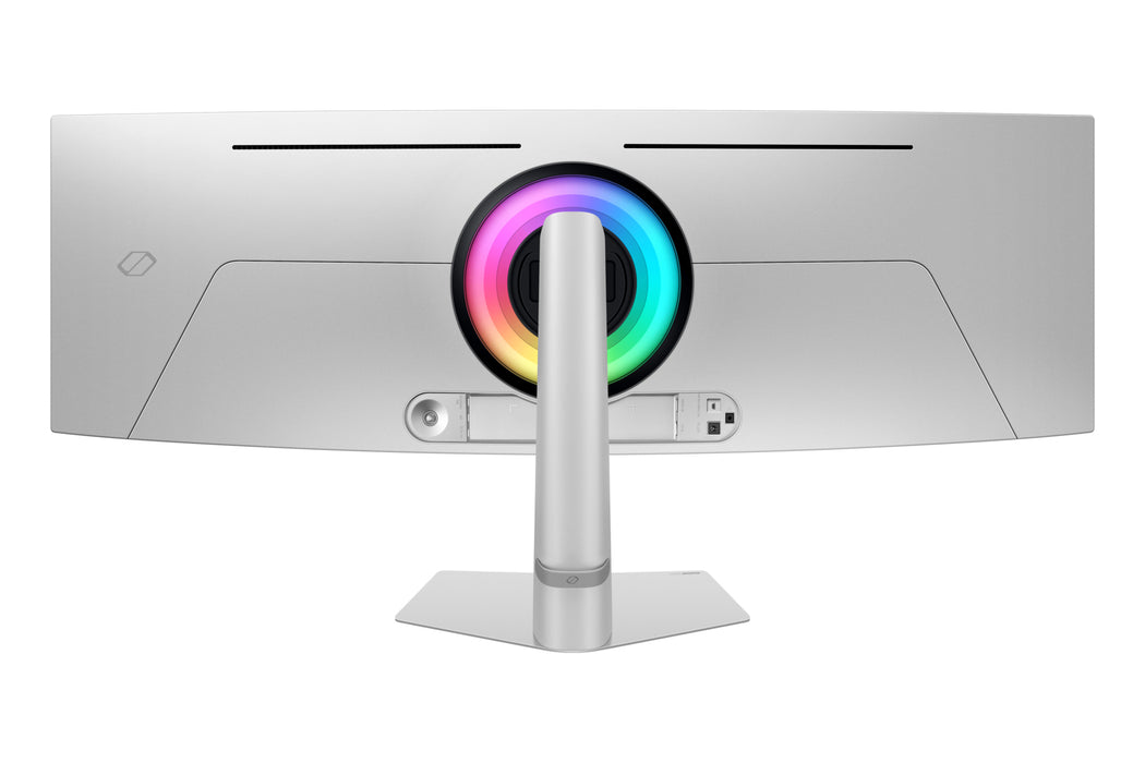 Samsung 49" Odyssey OLED G93SD DQHD, 240Hz Gaming Monitor, 124.5 cm (49"), 5120 x 1440 pixels, Dual QHD, OLED, 0.03 ms, Silver