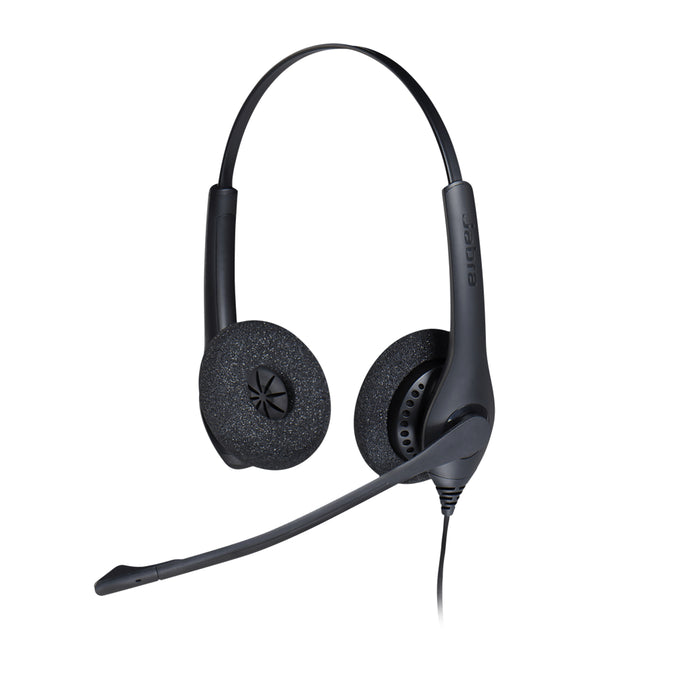 Jabra BIZ 1500 Duo QD EMEA, Wired, Office/Call center, 20 - 4500 Hz, 74 g, Headset, Black