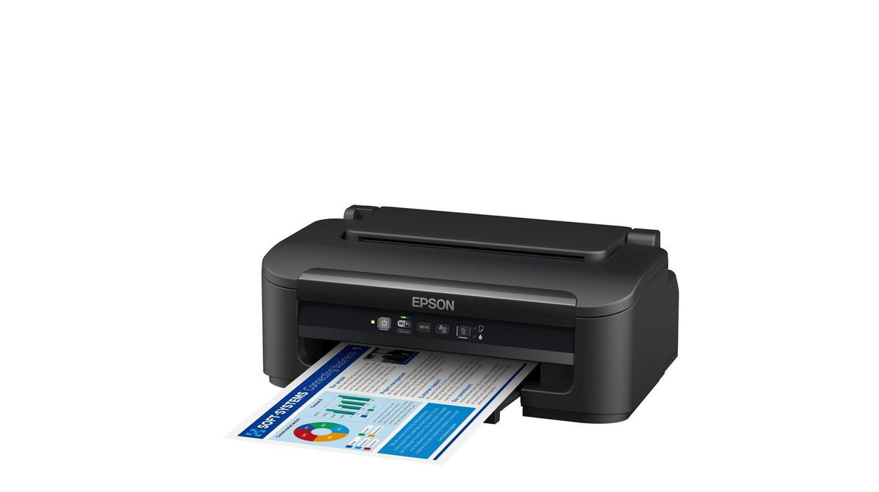 Epson WorkForce WF-2110W, Colour, 5760 x 1440 DPI, A4, 3000 pages per month, 34 ppm, Duplex printing