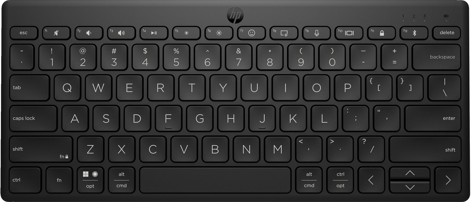 HP 355 Compact Multi-Device Bluetooth Keyboard, Bluetooth, Mechanical, Black