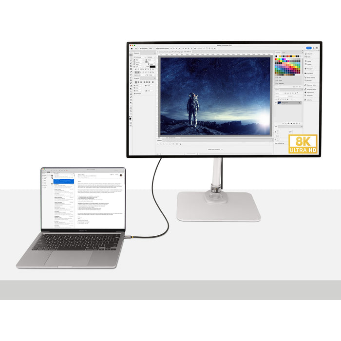 StarTech.com 3ft (1m) USB4 Cable 40Gbps, 100W (5A) Power Delivery, 8K 120Hz / 4K 240Hz DP Alt Mode, USB-IF Certified USB-C Cable - Thunderbolt Compatible, 1 m, USB C, USB C, USB4 Gen 2x2, 40 Gbit/s