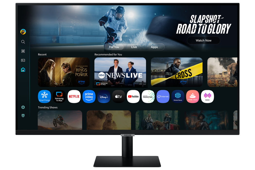 Samsung 32" Smart Monitor M70F UHD, 81.3 cm (32"), 3840 x 2160 pixels, 4K Ultra HD, LED, 4 ms, Black