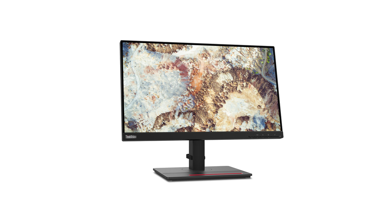 Lenovo ThinkVision T22i-20, 54.6 cm (21.5"), 1920 x 1080 pixels, Full HD, LED, 6 ms, Black