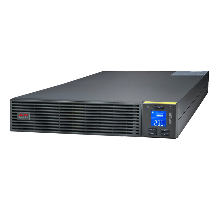 APC Easy UPS On-Line, 6kVA/6kW, Rackmount 2U, 230V, 1x Hard wire 3-wire(1P+N+E) outlet, Intelligent Slot, Extended runtime, No battery, W/O rail kit, Double-conversion (Online), 6 kVA, 6000 W, Sine, 40/70 Hz, 220 V