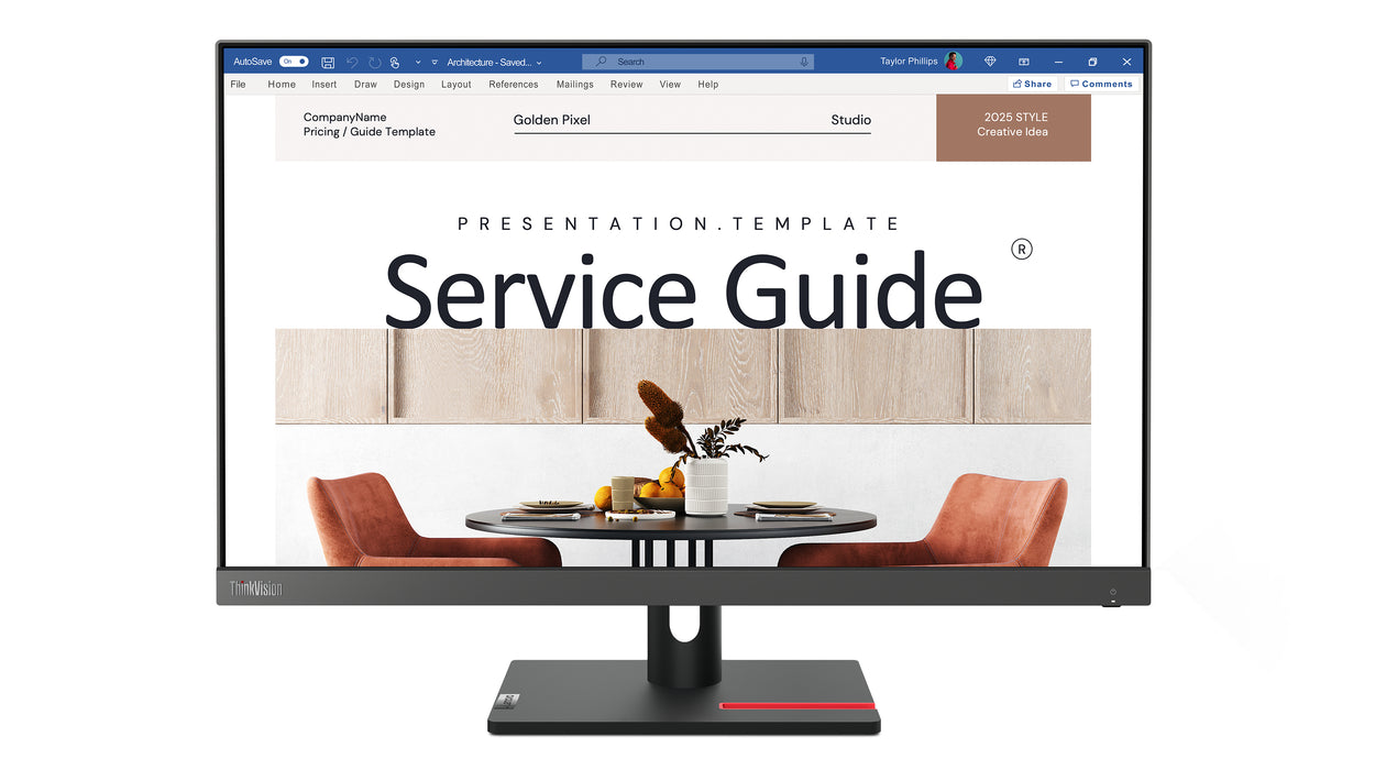 Lenovo ThinkVision S24i-30, 60.5 cm (23.8"), 1920 x 1080 pixels, Full HD, LED, 6 ms, Black