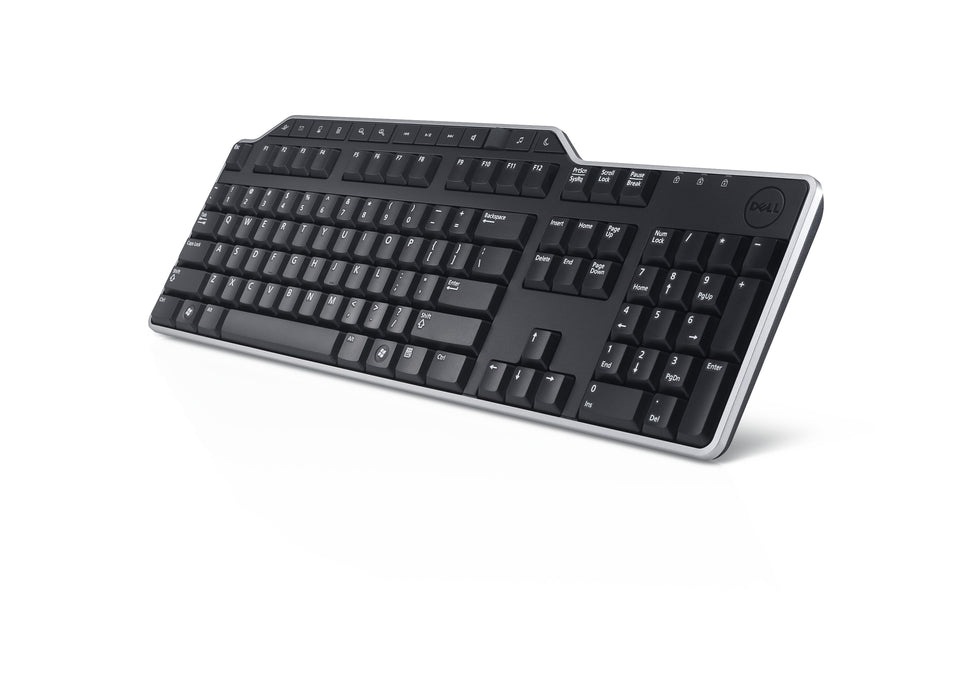 DELL KB522, Full-size (100%), USB, Membrane, QWERTY, Black