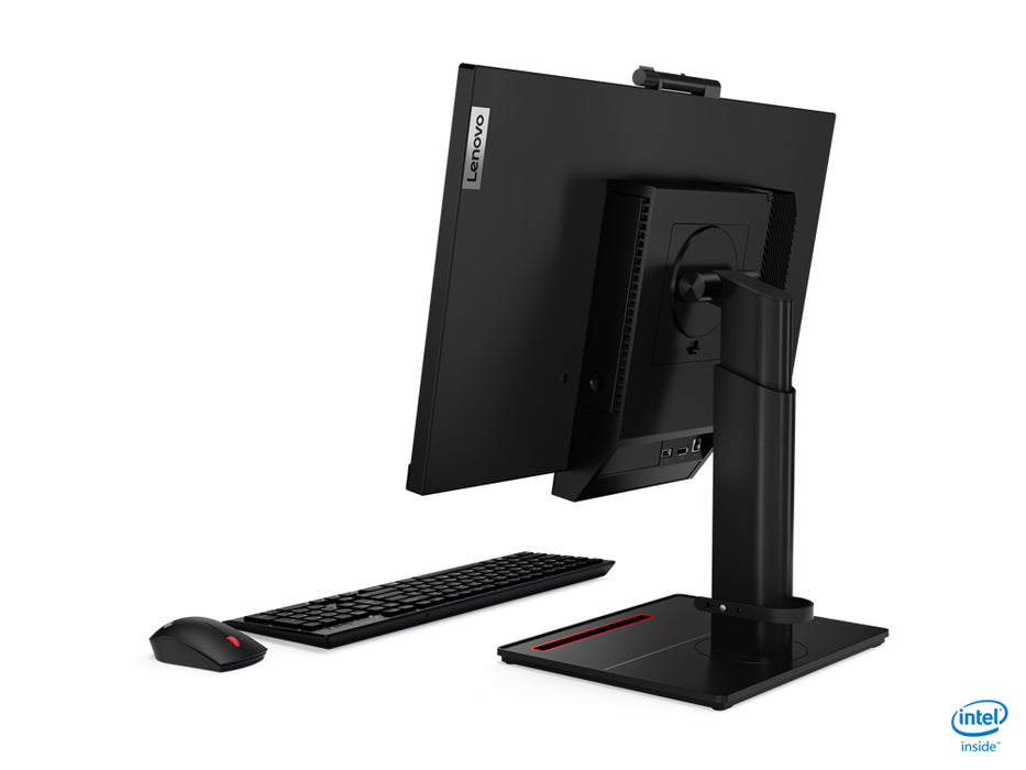 Lenovo ThinkCentre Tiny-In-One, 60.5 cm (23.8"), 1920 x 1080 pixels, Full HD, LED, 6 ms, Black