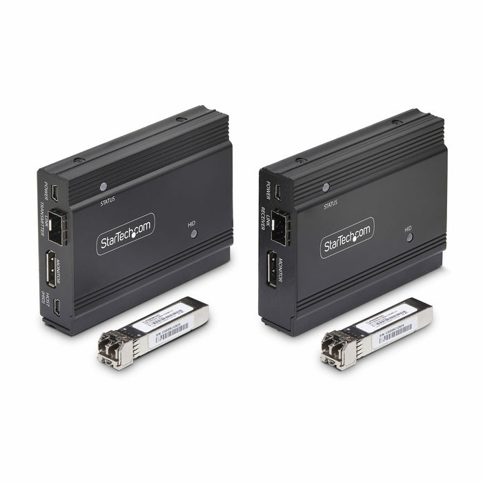 StarTech DisplayPort KVM Extender over Fiber Optic, 4K 60Hz, Console Extender Kit, Up to 984ft/300m , TAA (Multi-mode)