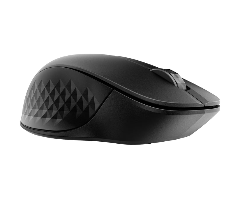 HP 435 Multi-Device Wireless Mouse, Ambidextrous, RF Wireless + Bluetooth, 4000 DPI, Black