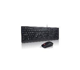 Lenovo 4X30L79921, Full-size (100%), Wired, USB, QWERTY, Black, Mouse included