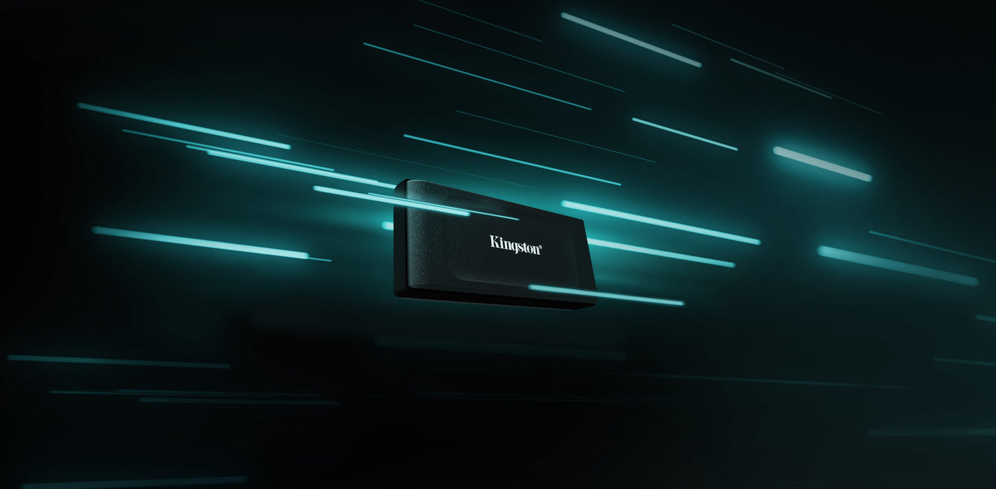 Kingston Technology 2TB XS1000 External USB 3.2 Gen 2 Portable Solid State Drive, 2 TB, USB Type-C, 3.2 Gen 2 (3.1 Gen 2), 1050 MB/s, Black