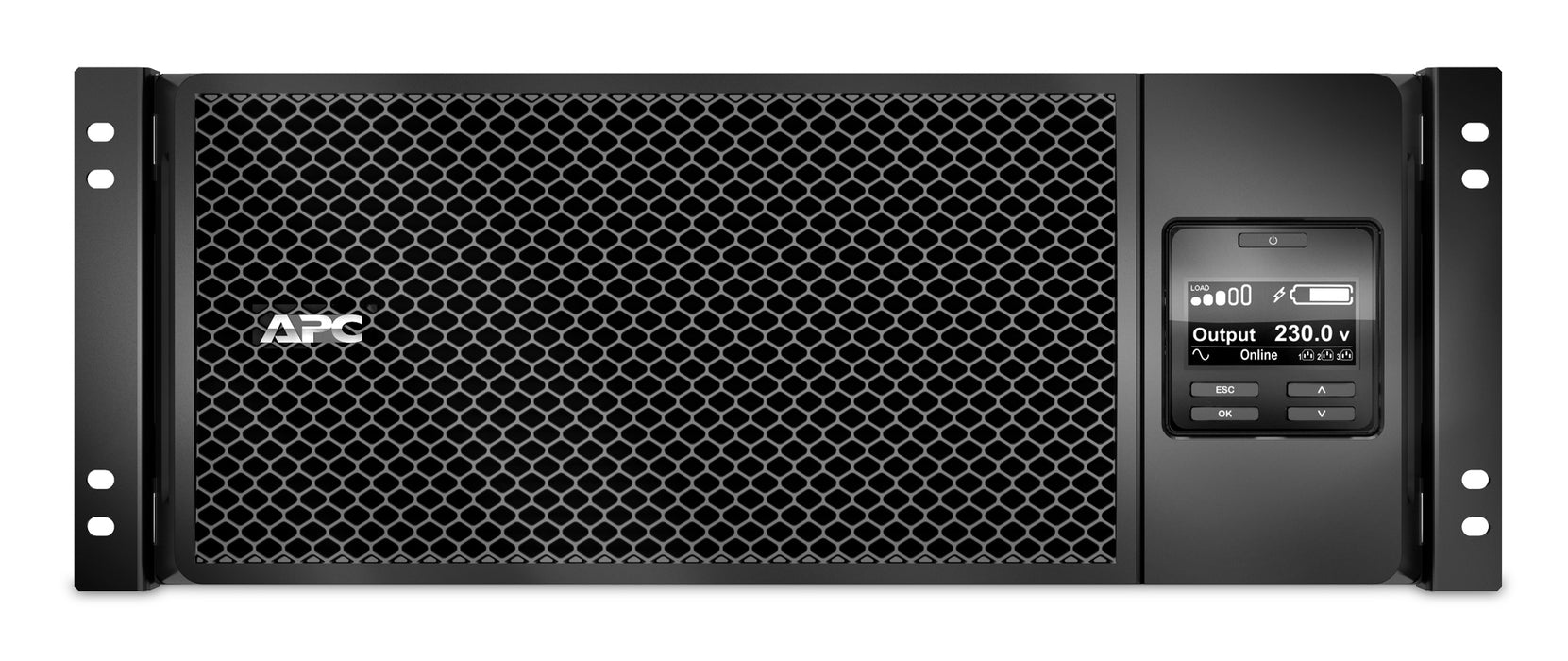 APC Smart-UPS On-Line SRT6KRMXLI - 6kW/VA, 6x C13 + 4x C19 + hardwire 1 phase output, rack mountable, Embedded NMC, Double-conversion (Online), 6 kVA, 6000 W, Sine, 100 V, 275 V