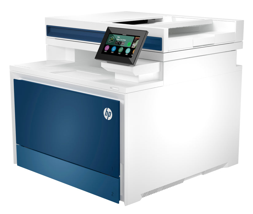 HP Color LaserJet Pro LaserJet Pro 4302fdn Multifunction Color Printer, Ethernet Only; Copier, Scanner, Laser, Colour printing, 600 x 600 DPI, A4, Direct printing, Blue, White