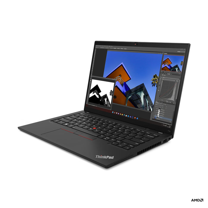 Lenovo ThinkPad T14 Gen 4 (AMD), AMD Ryzen™ 7 PRO, 3.3 GHz, 35.6 cm (14"), 1920 x 1200 pixels, 16 GB, 512 GB