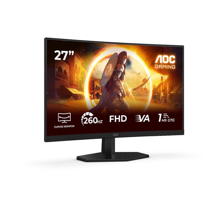 AOC C27G42ZEP, 68.6 cm (27"), 1920 x 1080 pixels, Full HD, LCD, 1 ms, Black, Red
