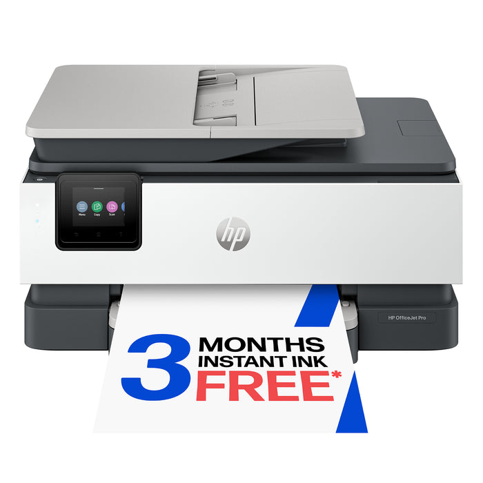 HP OfficeJet Pro Wireless Color Printer, Instant Ink; Two-sided printing, Thermal inkjet, Colour printing, 4800 x 1200 DPI, A4, Direct printing, Grey