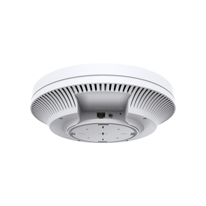TP-Link Omada AX1800 Ceiling Mount WiFi 6 Access Point, 2.4 GHz, 5 GHz, 1201 Mbit/s, SNMP, SNMPv2, SNMPv3, SSH, WEP, WPA-Enterprise, WPA-PSK, WPA2-Enterprise, WPA2-PSK, WPA3, WPA3-PSK, 10,100,1000 Mbit/s