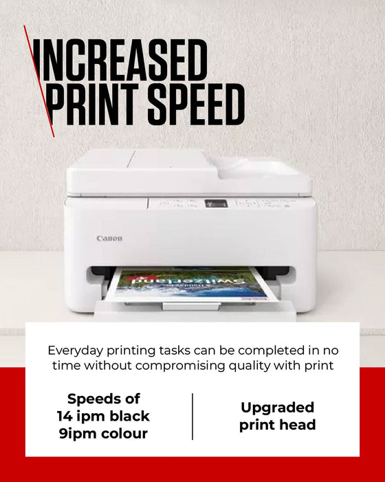 Canon PIXMA TS7550i, Inkjet, Colour printing, 1200 x 1200 DPI, A4, Direct printing, White