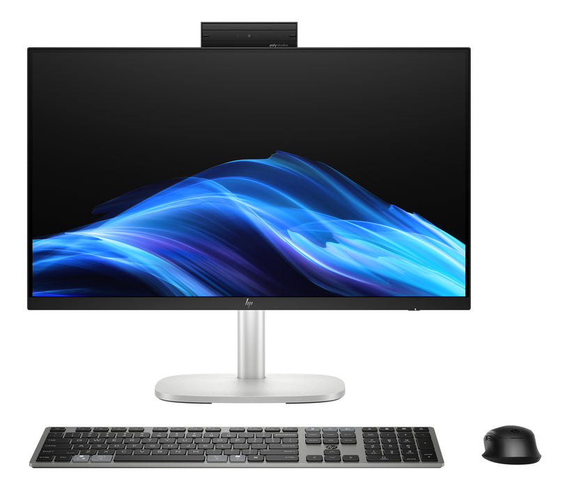 HP EliteStudio 8 All-in-One G1i 23.8 inch Desktop AI PC, 60.5 cm (23.8"), Full HD, Intel Core Ultra 5, 16 GB, Windows 11 Pro, Silver