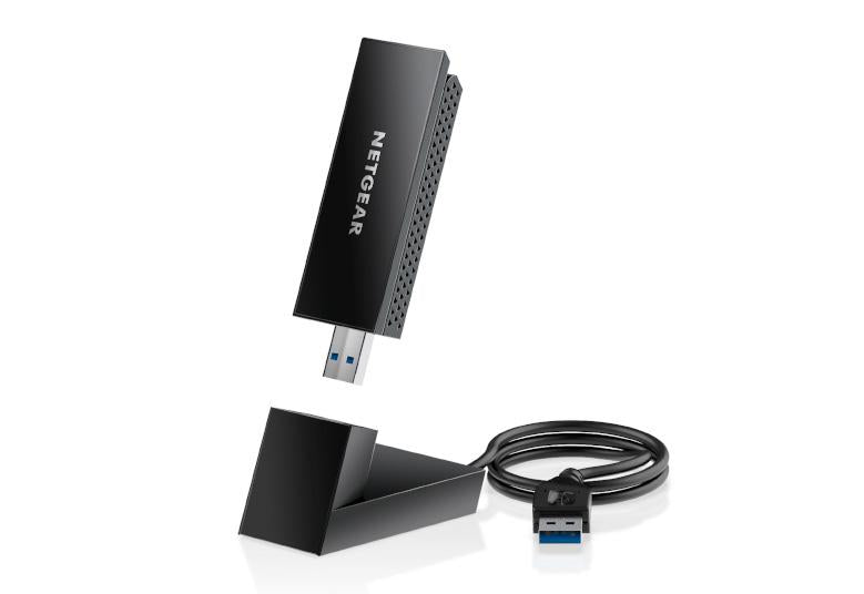 NETGEAR Nighthawk AXE3000, Wireless, USB, WLAN, Wi-Fi 6E (802.11ax), 1200 Mbit/s, Black