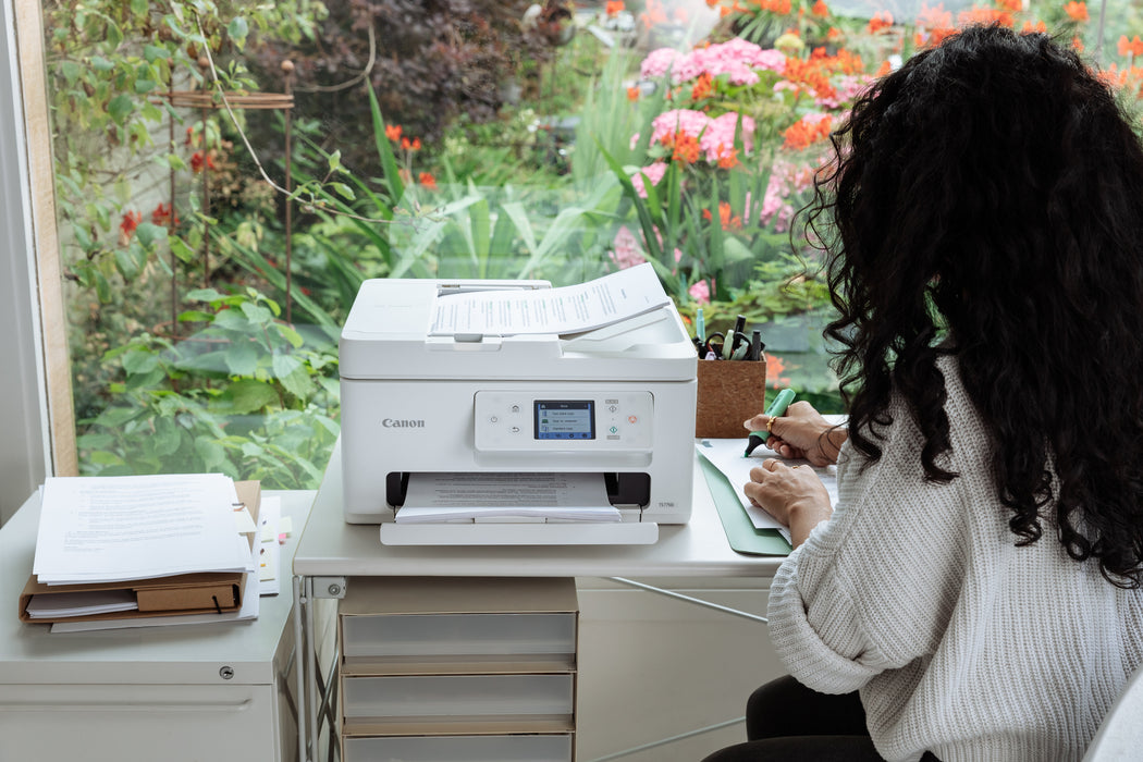 Canon PIXMA TS7750i, Inkjet, Colour printing, 1200 x 1200 DPI, Colour copying, A4, White