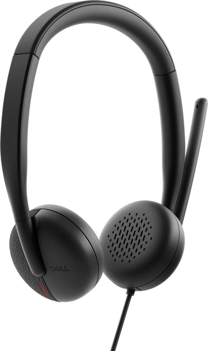 DELL Pro Wired Headset - WH3024, Wired, Office/Call center, 20 - 20000 Hz, 110 g, Headset, Black