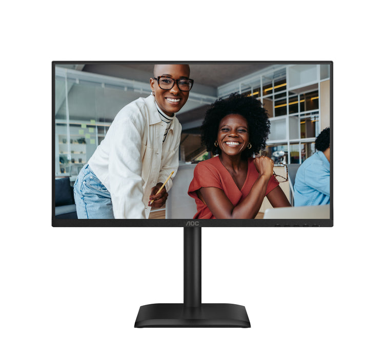 AOC E4 24E4CV, 60.5 cm (23.8"), 1920 x 1080 pixels, Full HD, LED, 4 ms, Black