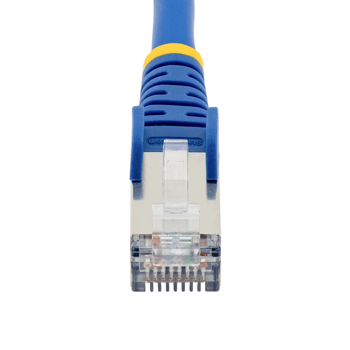 StarTech.com 3m CAT6a Ethernet Cable - Blue - Low Smoke Zero Halogen (LSZH) - 10GbE 500MHz 100W PoE++ Snagless RJ-45 w/Strain Reliefs S/FTP Network Patch Cord, 3 m, Cat6a, S/FTP (S-STP), RJ-45, RJ-45, Blue