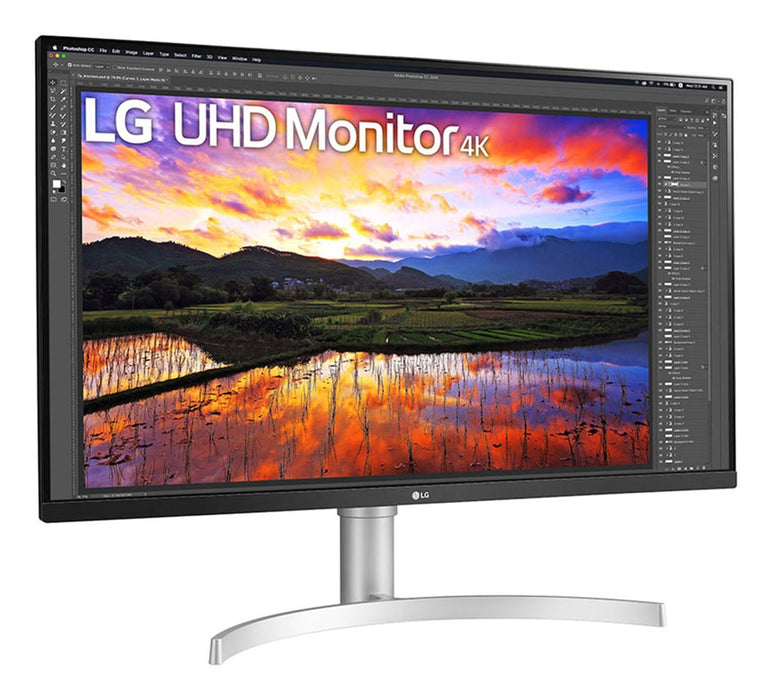 LG 32UN650K-W, 81.3 cm (32"), 3840 x 2160 pixels, 4K Ultra HD, LED, 5 ms, White
