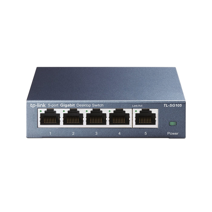 TP-Link TL-SG105, Unmanaged, L2, Gigabit Ethernet (10/100/1000), Full duplex, Wall mountable