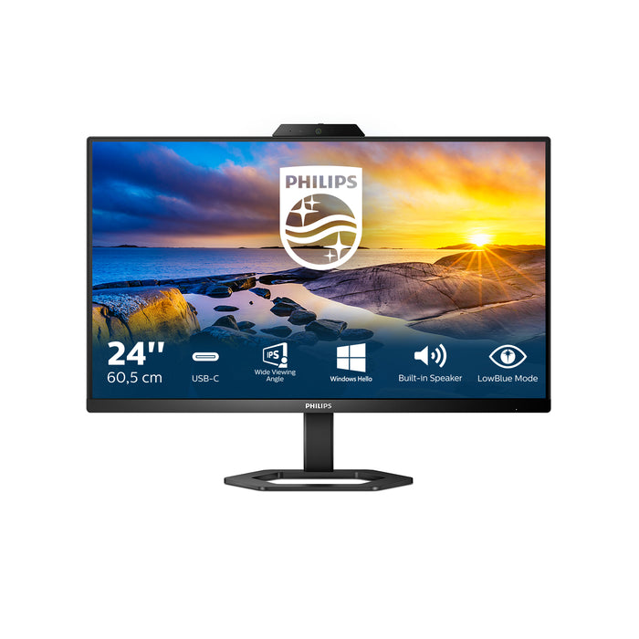 Philips 5000 series 24E1N5300HE/00, 60.5 cm (23.8"), 1920 x 1080 pixels, Full HD, LCD, 4 ms, Black