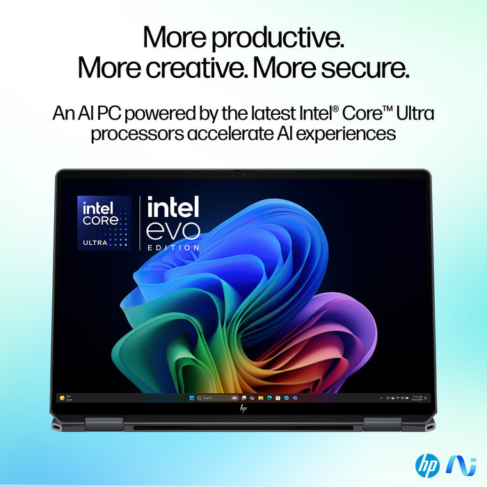 HP OmniBook Ultra Flip 14-fh0004na, Intel Core Ultra 7, 35.6 cm (14"), 2880 x 1800 pixels, 32 GB, 2 TB, Windows 11 Home