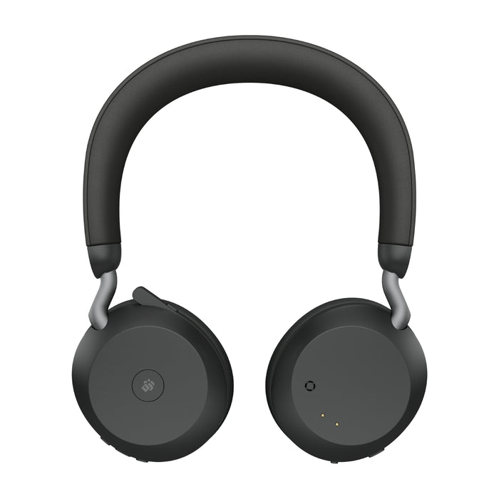 Jabra Evolve2 75 - USB-A MS Teams - Black, Wireless, Office/Call center, 20 - 20000 Hz, 197 g, Headset, Black