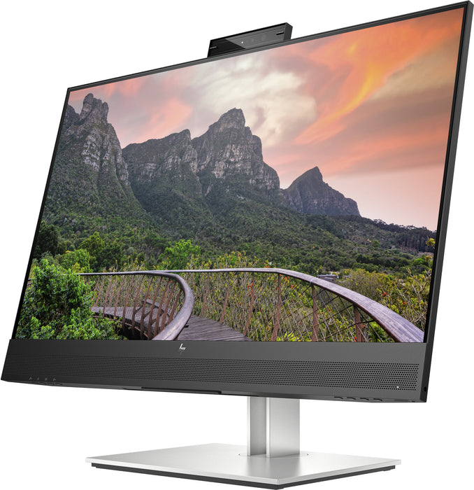 HP E27m G4 QHD USB-C Conferencing Monitor, 68.6 cm (27"), 2560 x 1440 pixels, Quad HD, LCD, 5 ms, Black, Silver