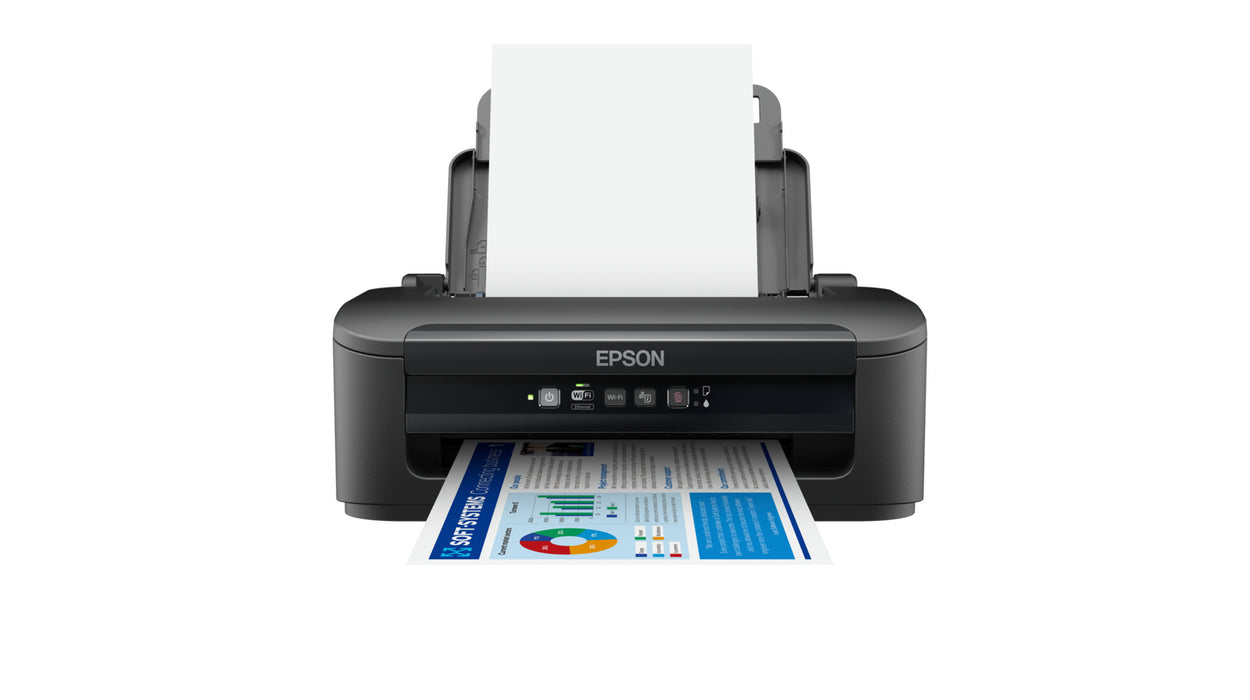 Epson WorkForce WF-2110W, Colour, 5760 x 1440 DPI, A4, 3000 pages per month, 34 ppm, Duplex printing