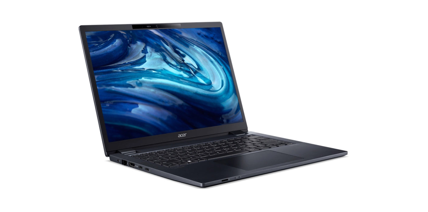 Acer TravelMate P4 TMP414-52, 14" IPS 1920 x 1200, Intel Core i5 - 1240P, Win 11 Pro, 8 GB RAM, 512 GB SSD, slate blue, Intel® Core™ i5, 35.6 cm (14"), 1920 x 1200 pixels, 8 GB, 512 GB, Windows 11 Pro