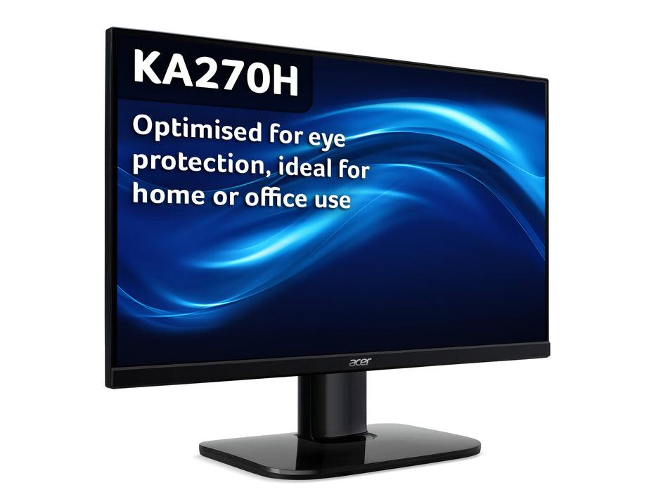 Acer KA270Hbmix 27” 100Hz VA Display with HDMI, 68.6 cm (27"), 1920 x 1080 pixels, Full HD, LED, 4 ms, Black