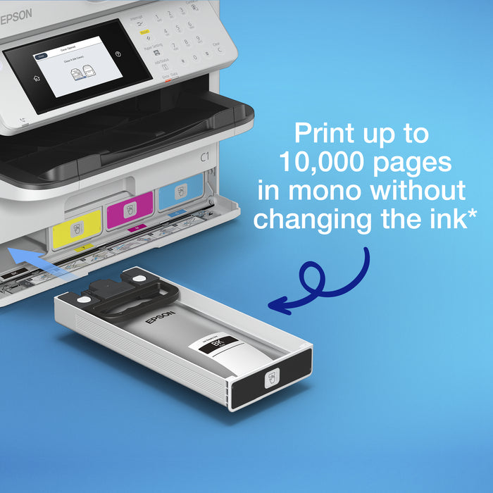 Epson WorkForce Pro WF-C5890DWF Printer, Inkjet, Colour printing, 4800 x 1200 DPI, A4, Direct printing, Black, Grey