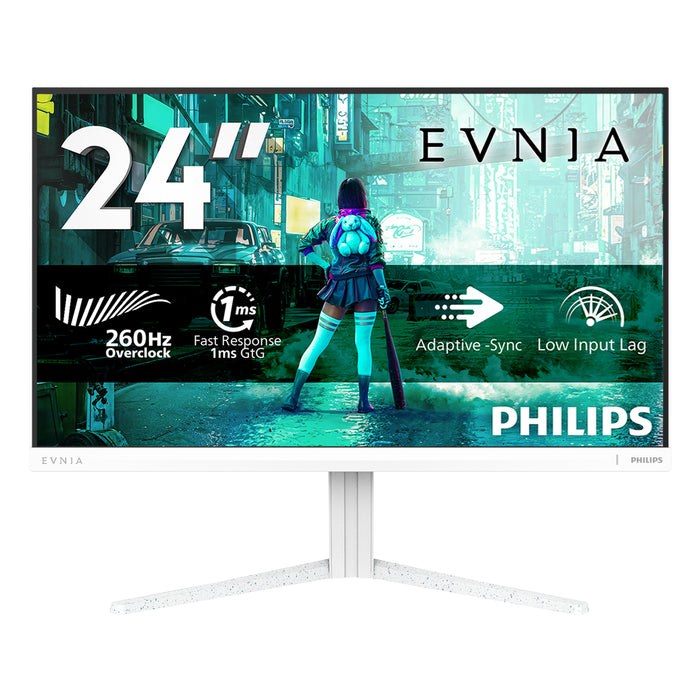 Philips Evnia 3000 24M2N3201PL/00, 60.5 cm (23.8"), 1920 x 1080 pixels, Full HD, LCD, 1 ms, White