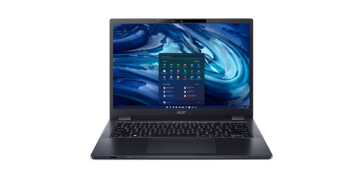 Acer TravelMate P4 TMP414-52, 14" IPS 1920 x 1200, Intel Core i5 - 1240P, Win 11 Pro, 8 GB RAM, 512 GB SSD, slate blue, Intel® Core™ i5, 35.6 cm (14"), 1920 x 1200 pixels, 8 GB, 512 GB, Windows 11 Pro