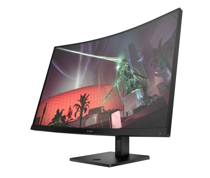 OMEN by HP OMEN by 31.5 inch QHD 165Hz Curved Gaming Monitor - OMEN 32c, 80 cm (31.5"), 2560 x 1440 pixels, Quad HD, LCD, 1 ms, Black
