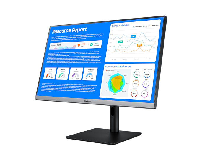 Samsung SR65, 61 cm (24"), 1920 x 1080 pixels, Full HD, LED, 5 ms, Black