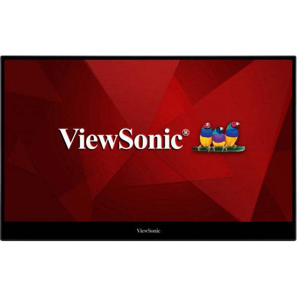 Viewsonic TD1655, 39.6 cm (15.6"), 1920 x 1080 pixels, Full HD, LED, 6.5 ms, Black, Silver