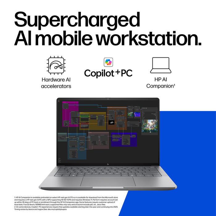 HP ZBook Ultra G1a, AMD Ryzen AI Max+ PRO, 35.6 cm (14"), 2880 x 1800 pixels, 128 GB, 2 TB, Windows 11 Pro