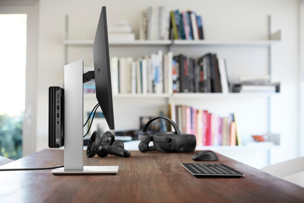 HP E24d G4 FHD USB-C Docking Monitor, 60.5 cm (23.8"), 1920 x 1080 pixels, Full HD, LED, 5 ms, Black, Silver